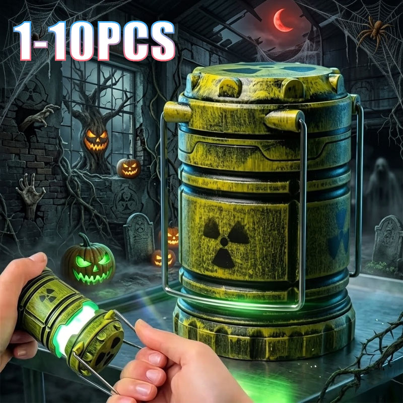 Cool Office Tech Gadgets - 1-10 Stück Mini-Nuklear-Leuchtlaterne für Halloween, Camping,