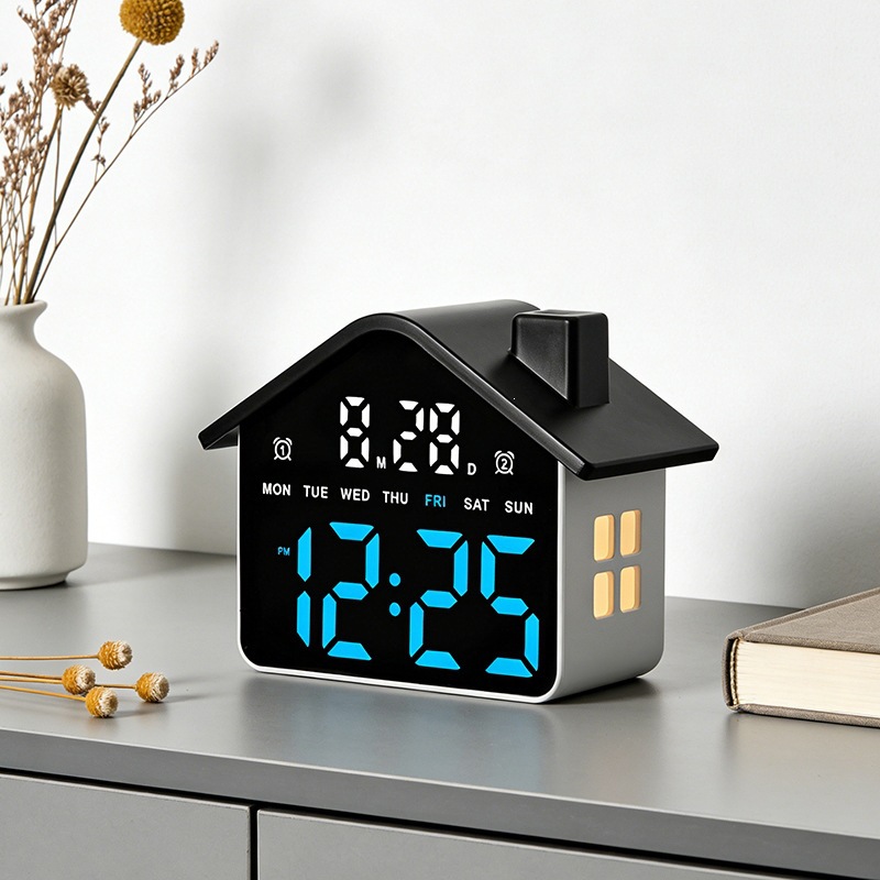 Hausförmiger LED-Wecker Elektr – Digital Timer Countdown Bewertung und Preis