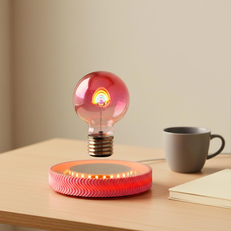 Schwebende Kabellose LED-Glühb – Office And Tech Bewertung und Preis