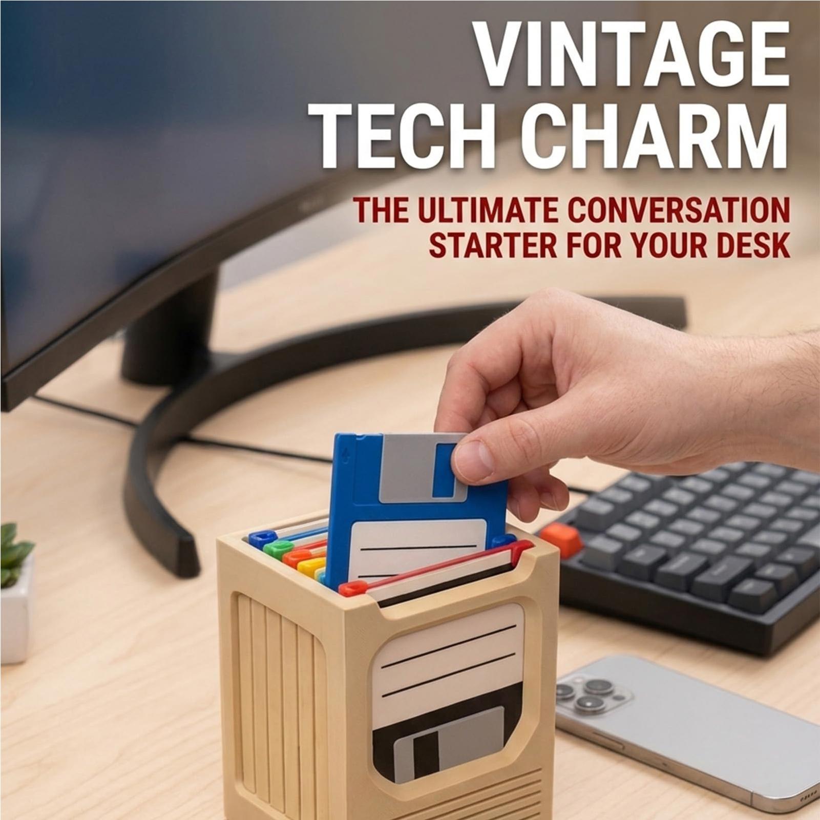 Retro Tech Untersetzer-Halter- – Office And Tech Bewertung und Preis